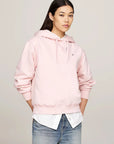 Sweat à capuche Tommy Hilfiger rose pour femme | Georgespaul