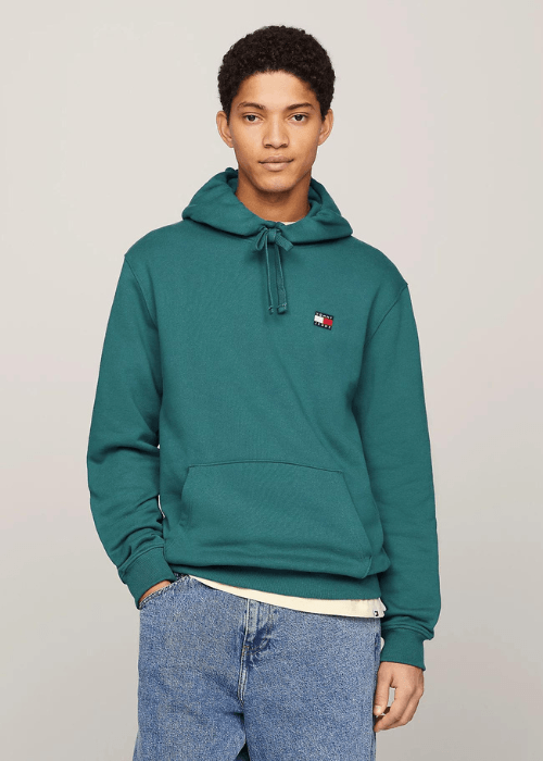 Sweat à capuche Tommy Jeans bleu - Georgespaul