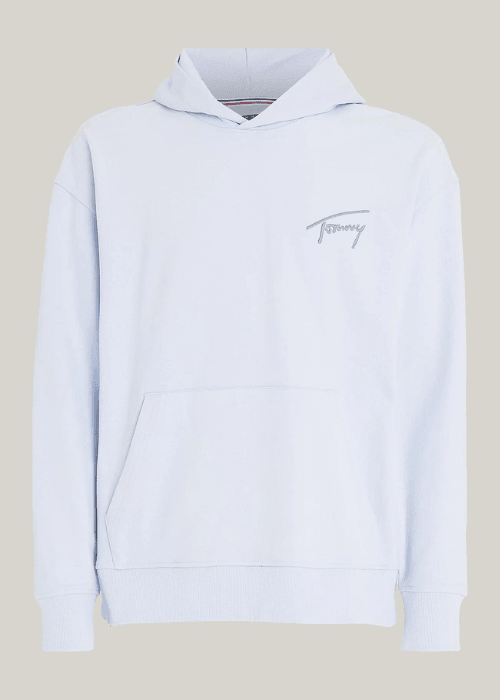 Sweat à capuche Tommy Jeans bleu - Georgespaul