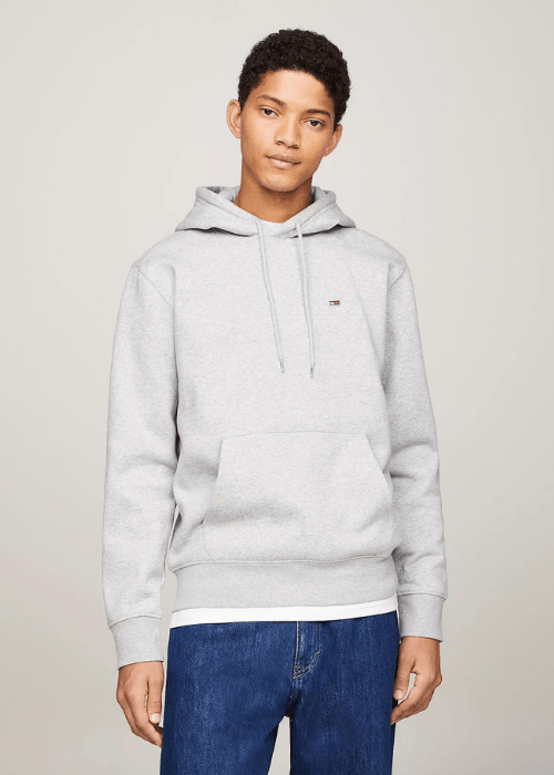 Sweat à capuche Tommy Jeans gris - Georgespaul