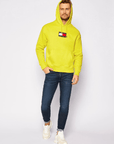 Sweat à capuche Tommy Jeans jaune - Georgespaul