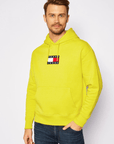 Sweat à capuche Tommy Jeans jaune - Georgespaul