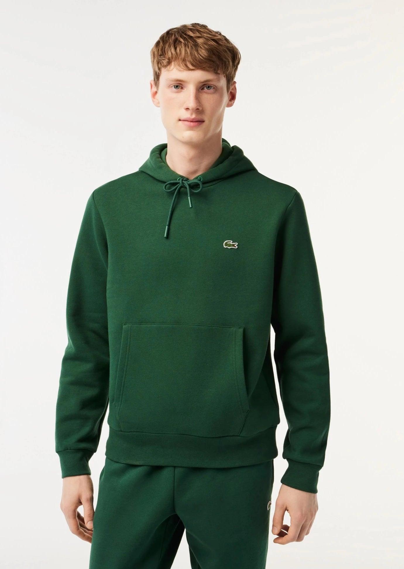 Sweat à capuche Lacoste vert - Georgespaul