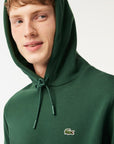 Sweat à capuche Lacoste vert - Georgespaul