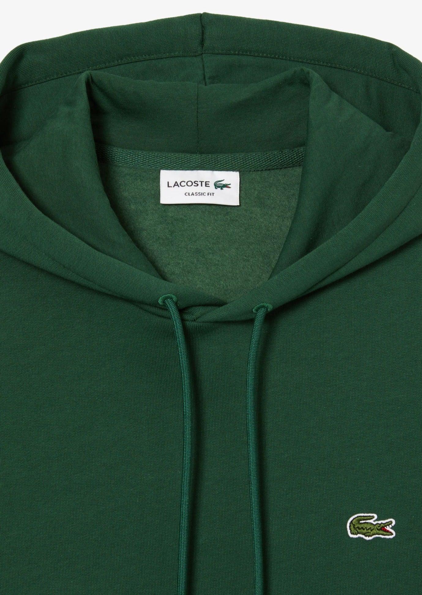 Sweat à capuche Lacoste vert - Georgespaul