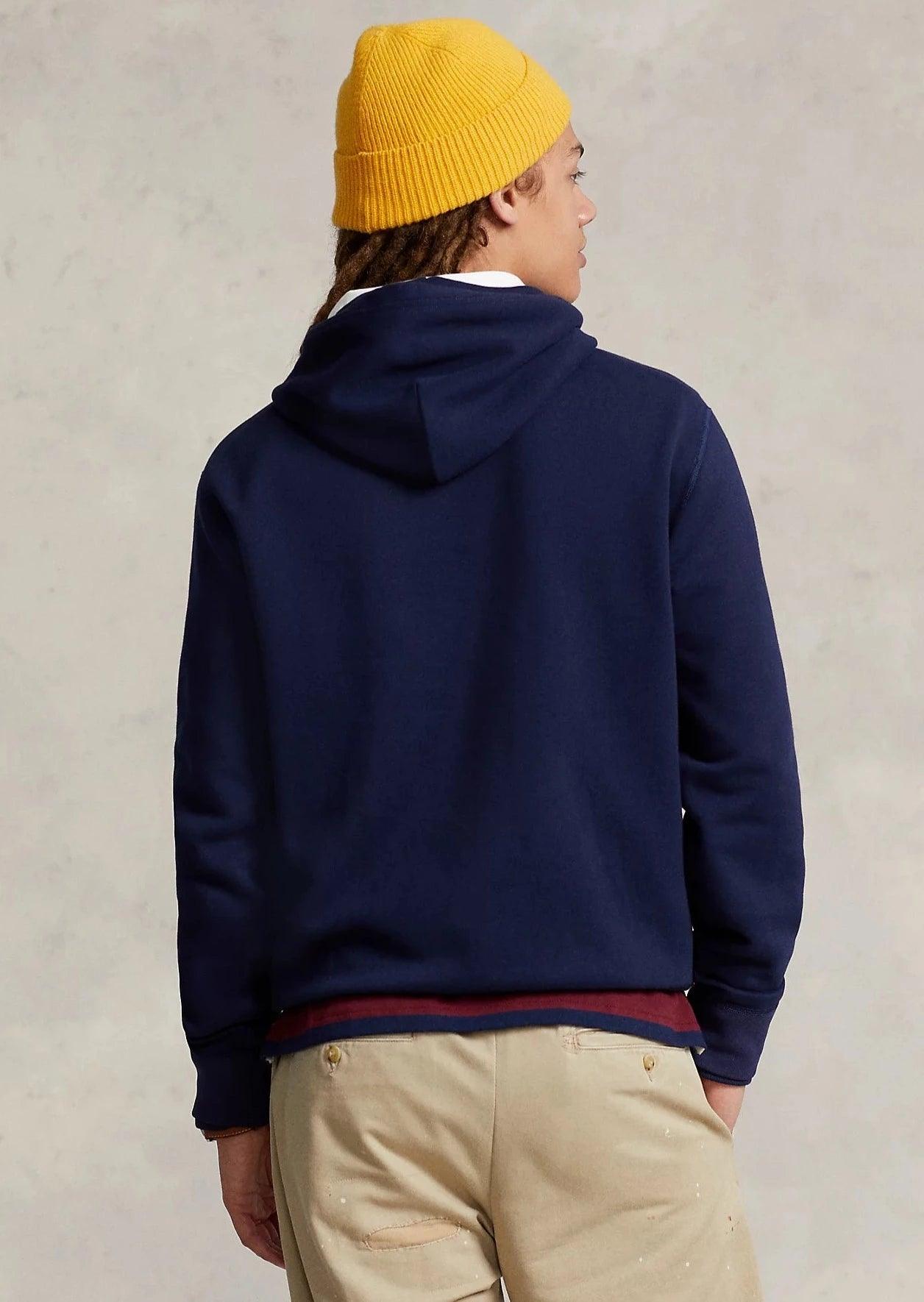 Sweat à capuche Ralph Lauren marine - Georgespaul