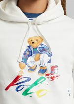 Afbeelding in Gallery-weergave laden, Sweat à capuche homme logo Bear Ralph Lauren blanc | Georgespaul
