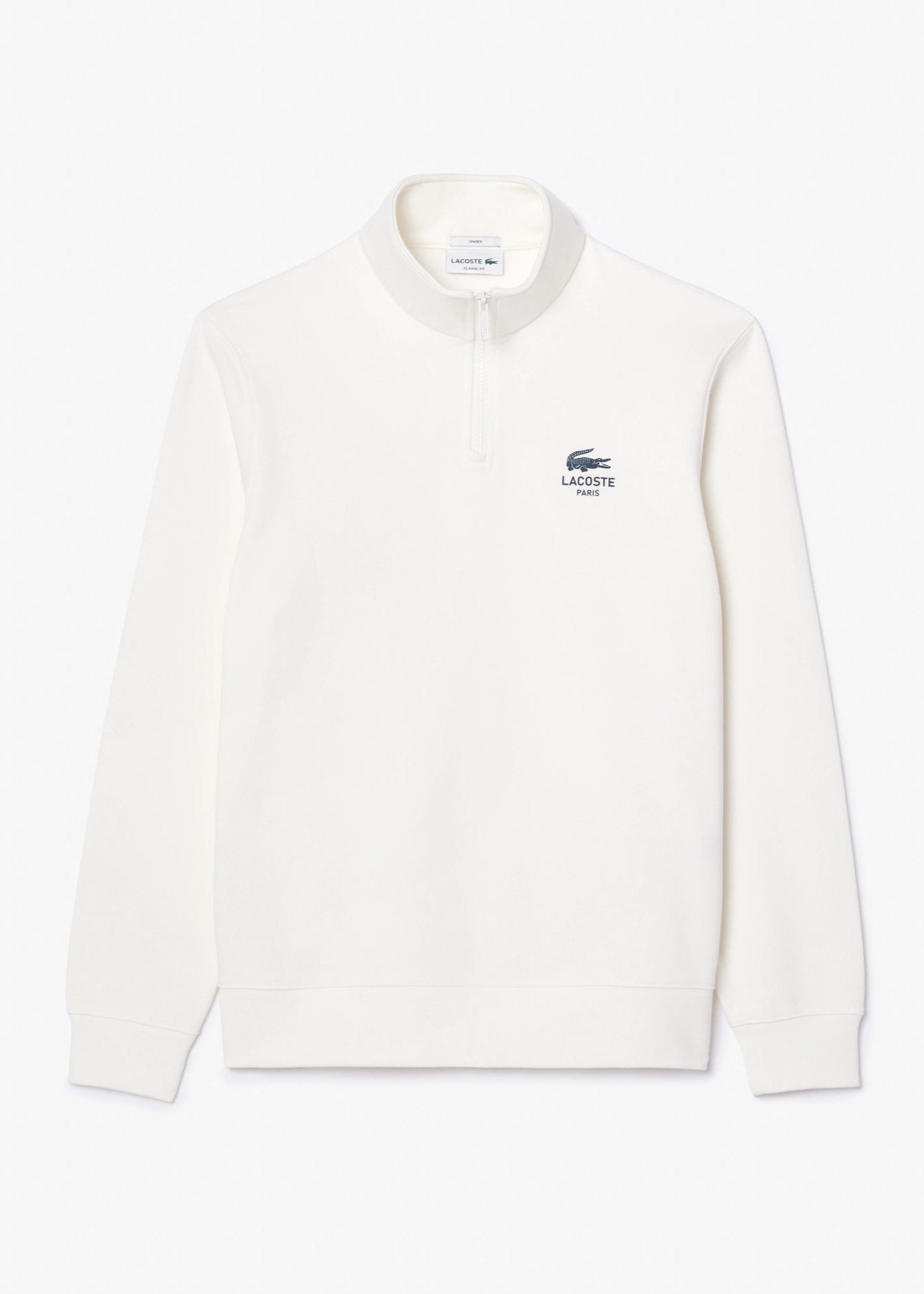 Sweat camionneur Lacoste beige unisexe | Georgespaul 