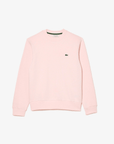 Sweat Lacoste rose en molleton de coton bio - Georgespaul