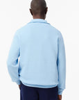 Sweat demi-zip Lacoste bleu - Georgespaul