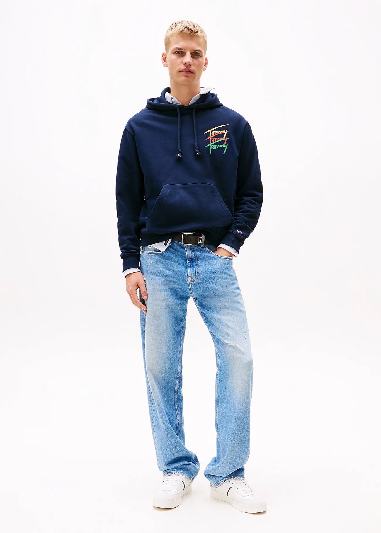 Sweatshirt Tommy Jeans marine pour homme | Georgespaul 