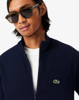 Sweat zippé homme Lacoste marine | Georgespaul     