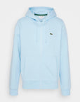 Sweat zippé à capuche Lacoste bleu clair - Georgespaul