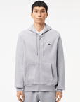 Sweat zippé à capuche Lacoste gris - Georgespaul