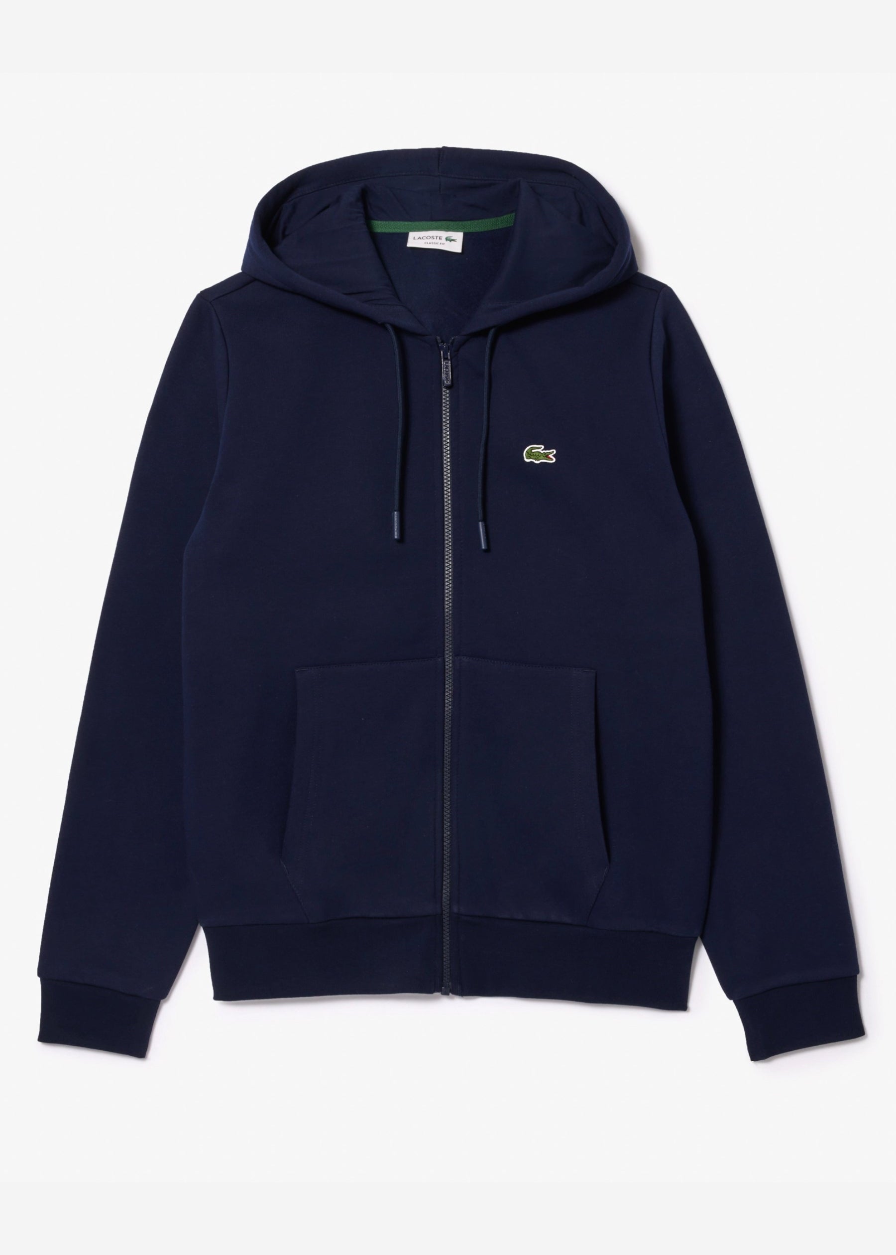 Sweat zippé à capuche homme Lacoste marine | Georgespaul