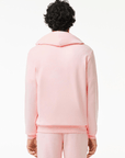 Sweat zippé à capuche Lacoste rose - Georgespaul