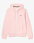 Sweat zippé à capuche Lacoste rose - Georgespaul