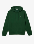 Sweat zippé à capuche Lacoste vert - Georgespaul