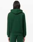 Sweat zippé à capuche Lacoste vert - Georgespaul