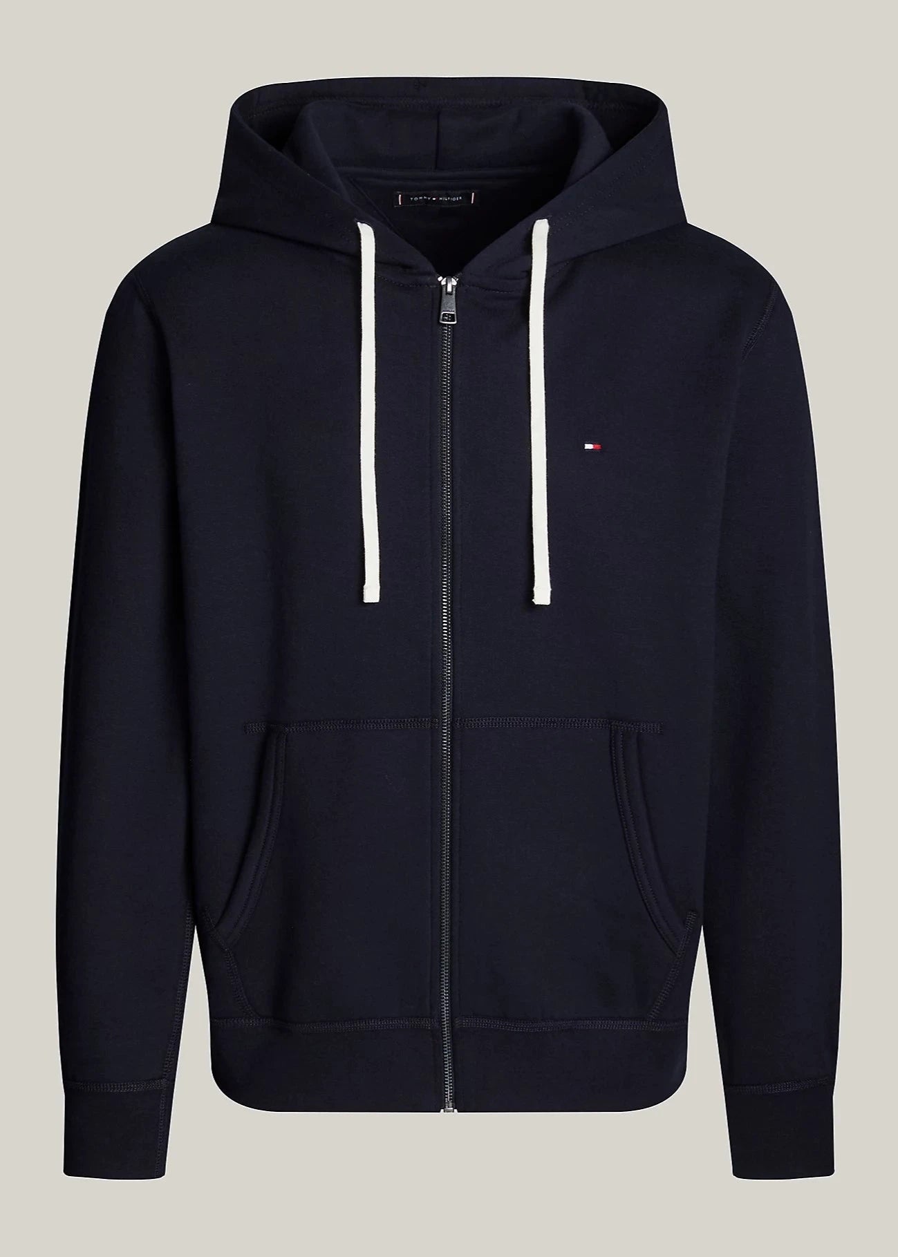 Sweat zippé à capuche Tommy Hilfiger marine pour homme | Georgespaul