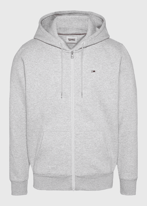 Sweat zippé à capuche Tommy Jeans gris - Georgespaul