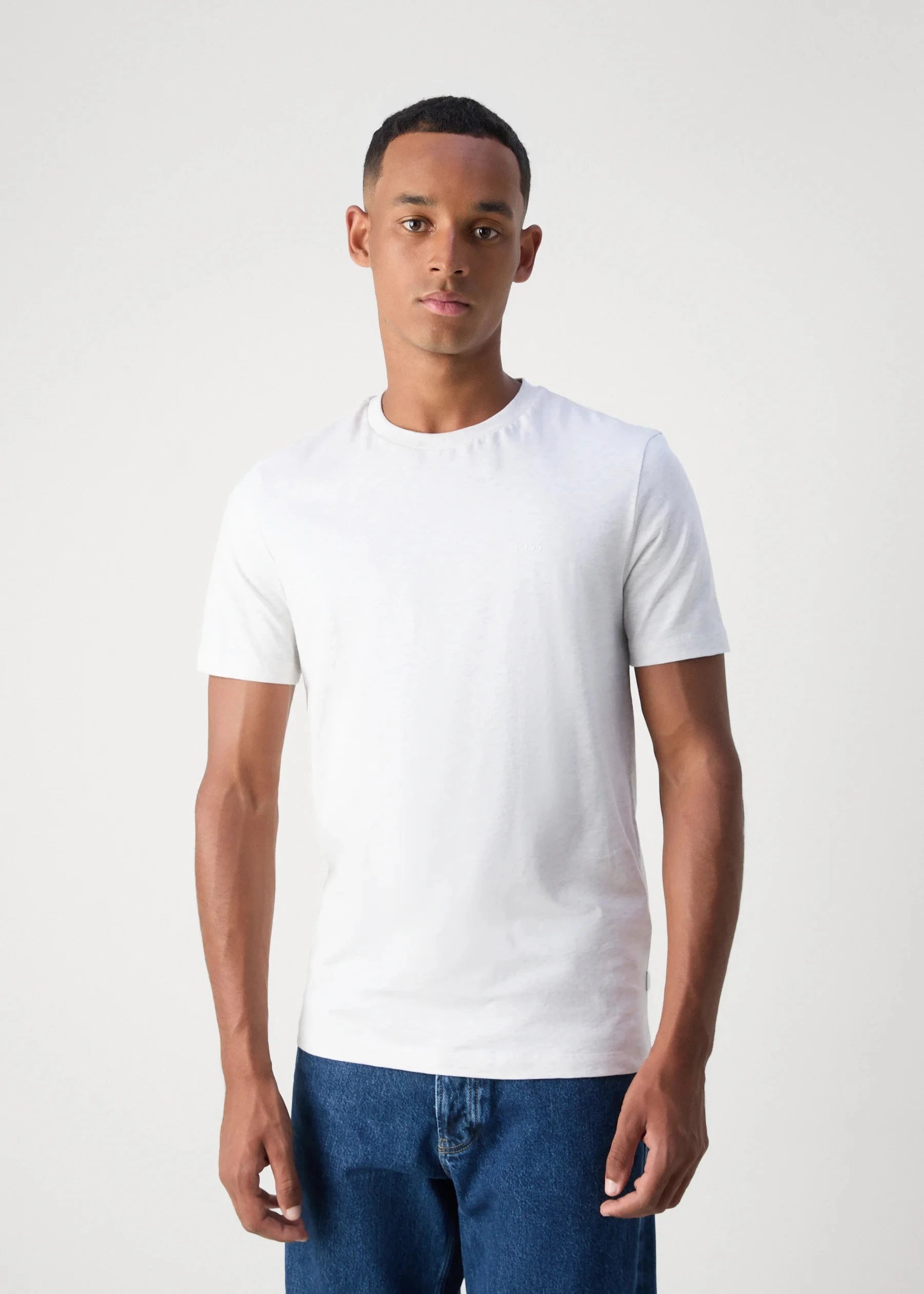 T-Shirt BOSS blanc pour homme | Georgespaul