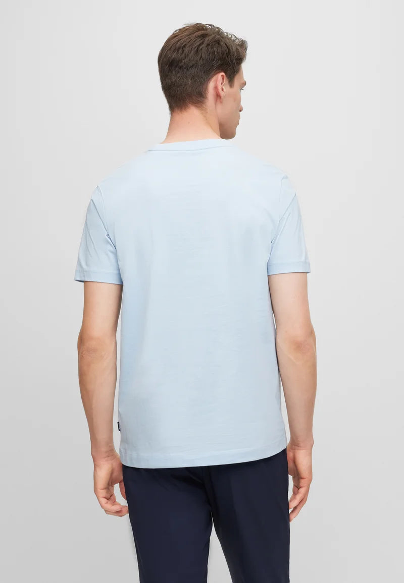 T-Shirt BOSS bleu clair en jersey pour homme I Georgespaul