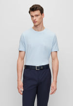 Charger l&#39;image dans la galerie, T-Shirt BOSS bleu clair en jersey pour homme I Georgespaul
