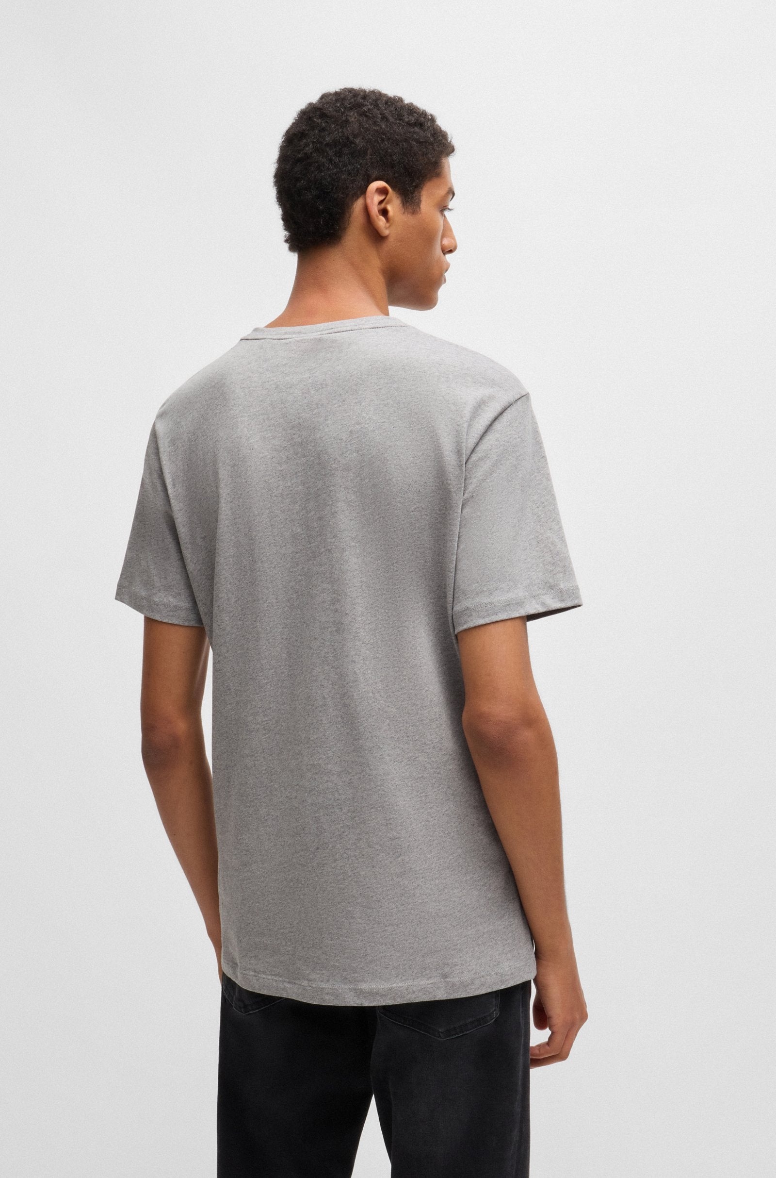 T-Shirt BOSS gris pour homme | Georgespaul