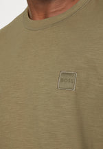 Afbeelding in Gallery-weergave laden, T-Shirt BOSS kaki en coton pour homme I Georgespaul
