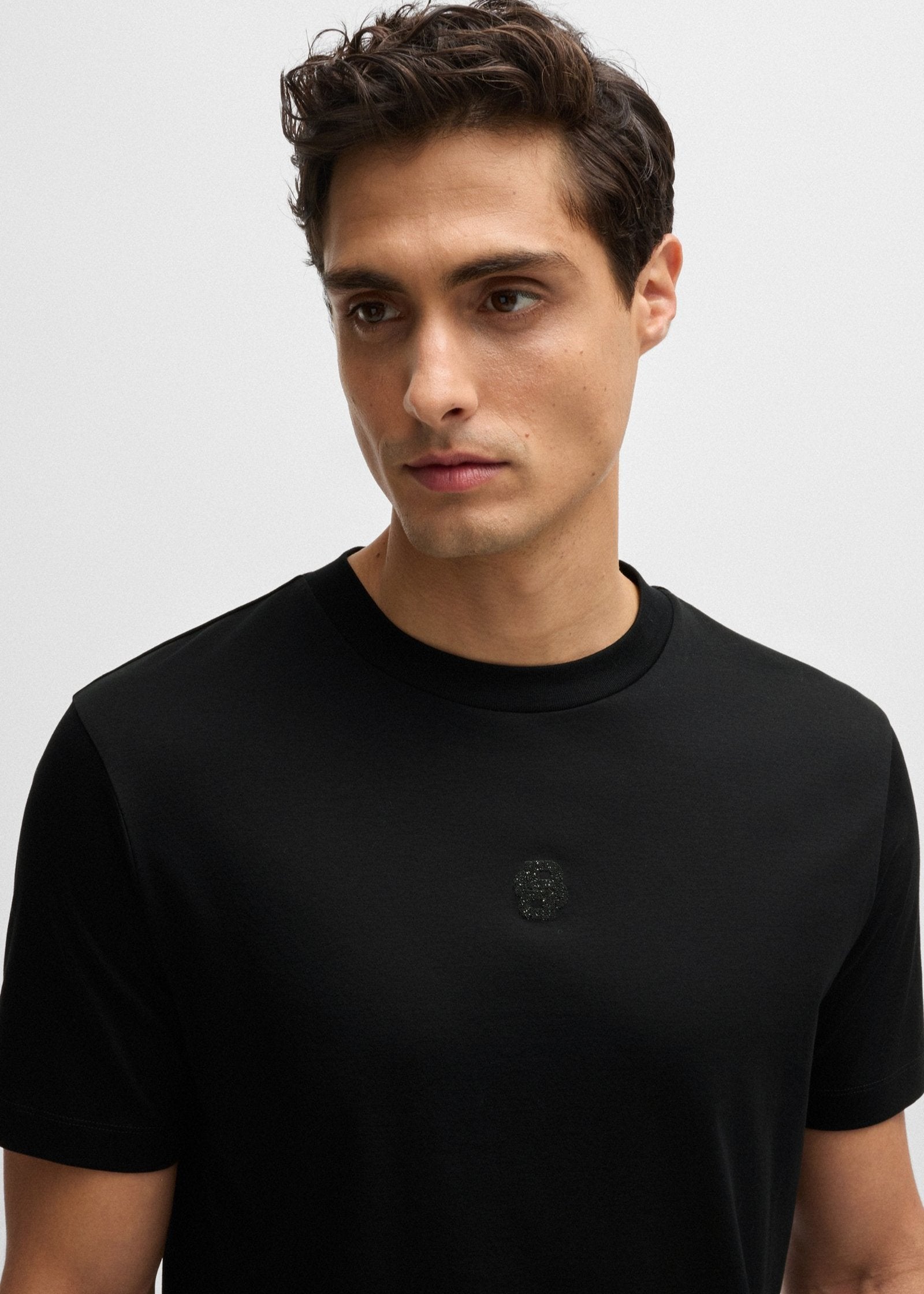 T-Shirt BOSS noir homme | Georgespaul               