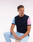 T-Shirt Eden Park marine pour homme | Georgespaul