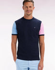 T-Shirt Eden Park marine pour homme | Georgespaul