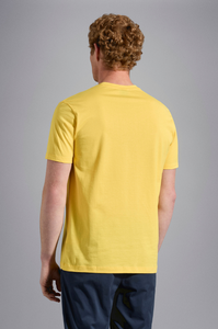 T-Shirt Paul & Shark jaune en coton bio