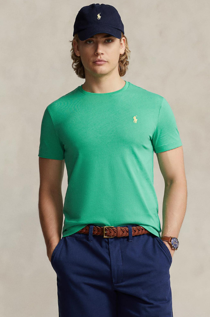 T-Shirt Ralph Lauren ajusté vert