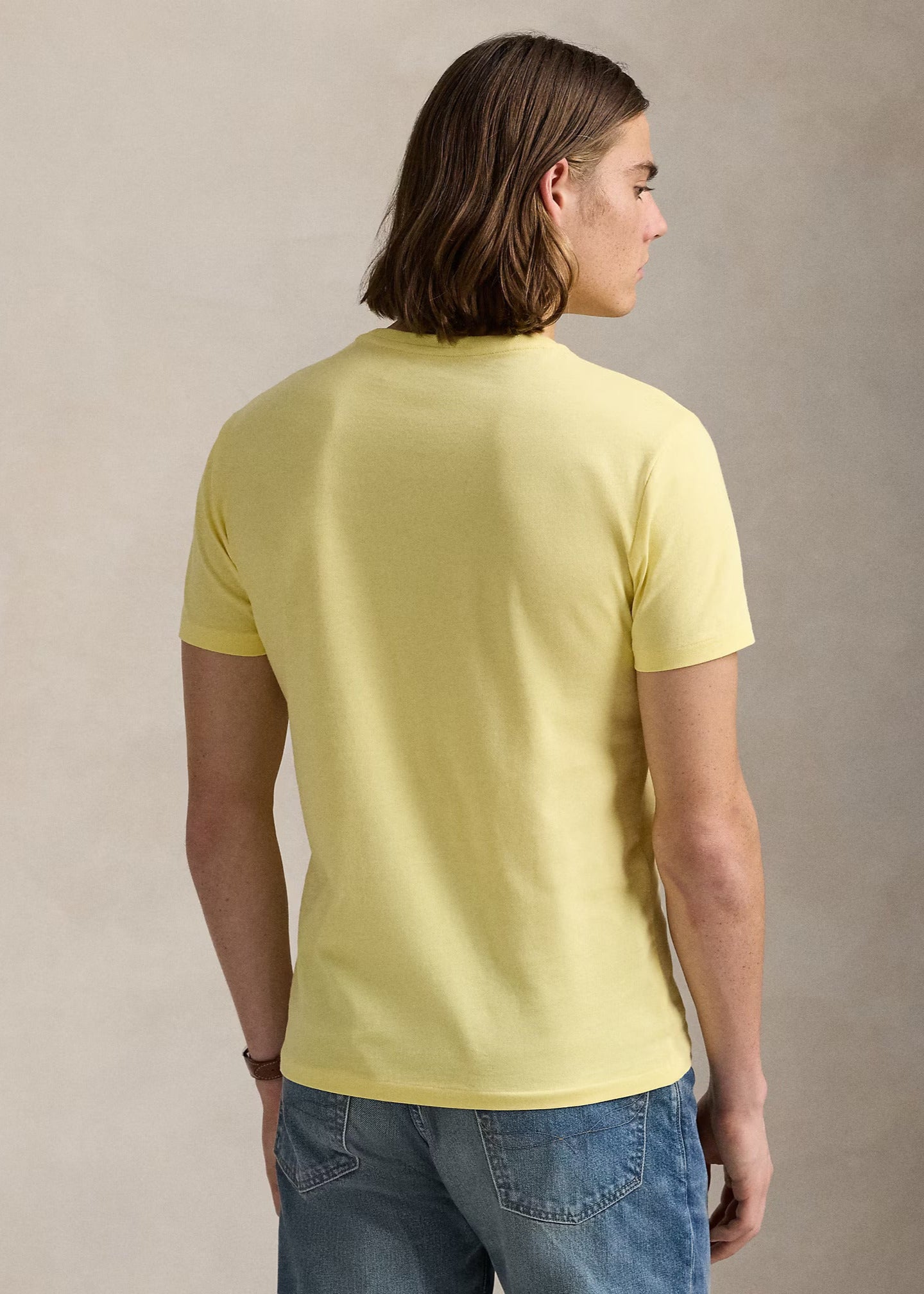 T-Shirt Ralph Lauren jaune pour homme | Georgespaul 