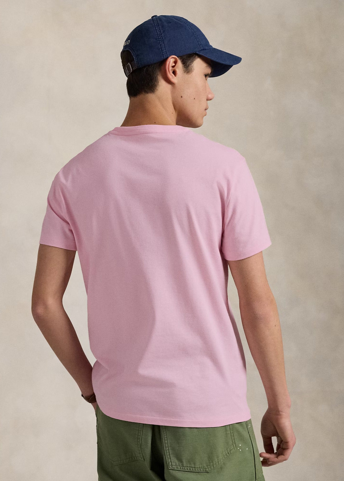 T-Shirt Ralph Lauren rose pour homme | Georgespaul