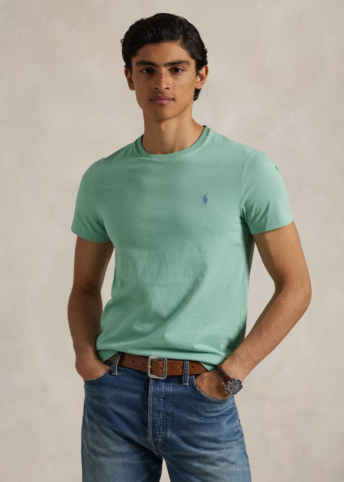 T-Shirt Ralph Lauren vert pour homme | Georgespaul 