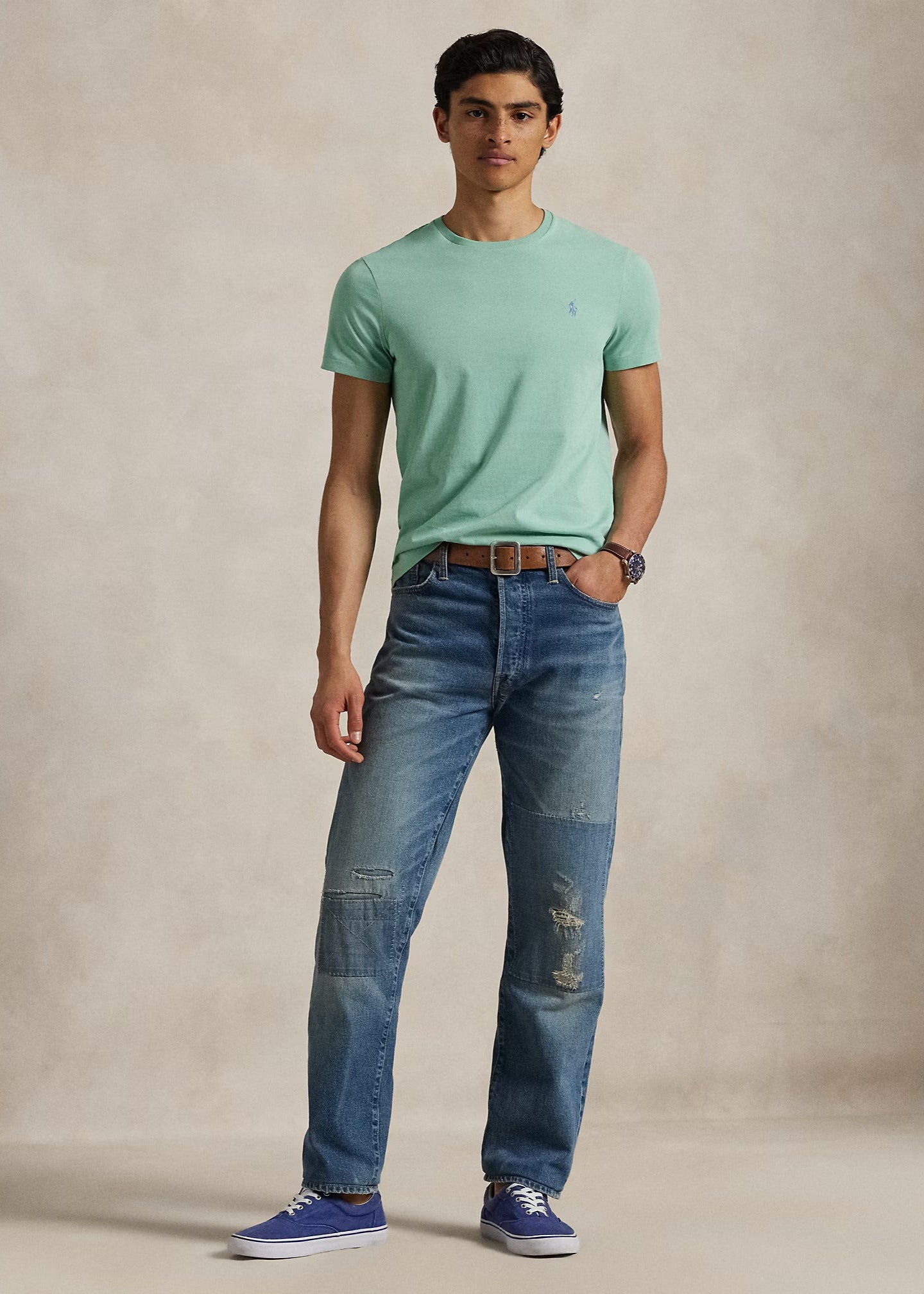 T-Shirt Ralph Lauren vert pour homme | Georgespaul 