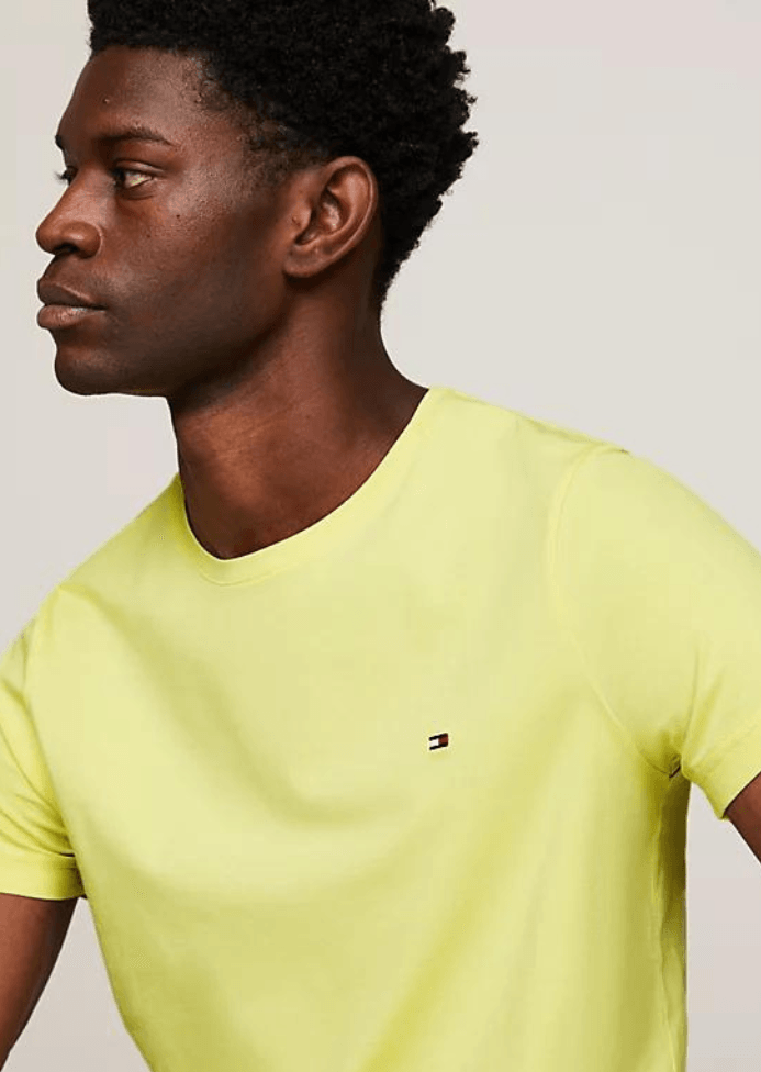 T-Shirt Tommy Hilfiger jaune - Georgespaul