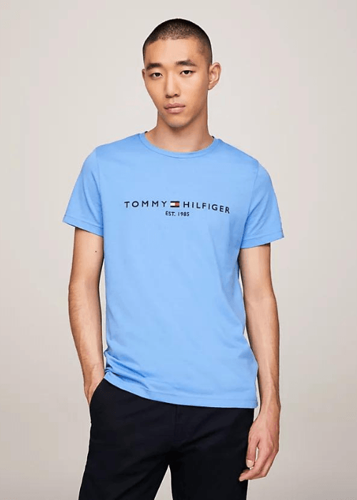 T-Shirt Tommy Hilfiger bleu - Georgespaul