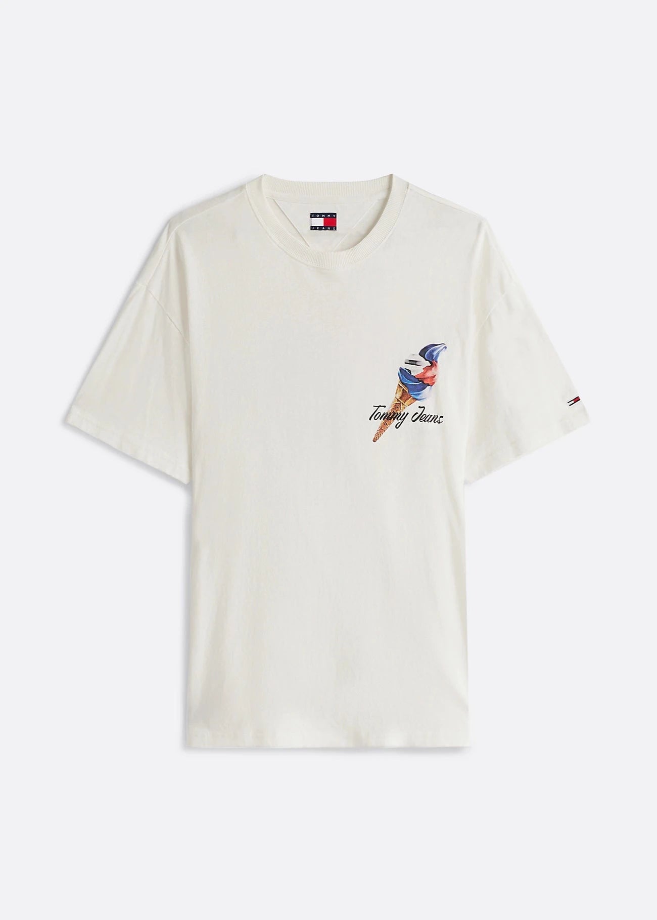 T-Shirt Tommy Jeans blanc pour homme | Georgespaul