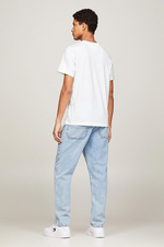 Laden Sie das Bild in den Galerie-Viewer, T-Shirt Tommy Jeans blanc coton bio
