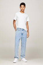 Laden Sie das Bild in den Galerie-Viewer, T-Shirt Tommy Jeans blanc coton bio

