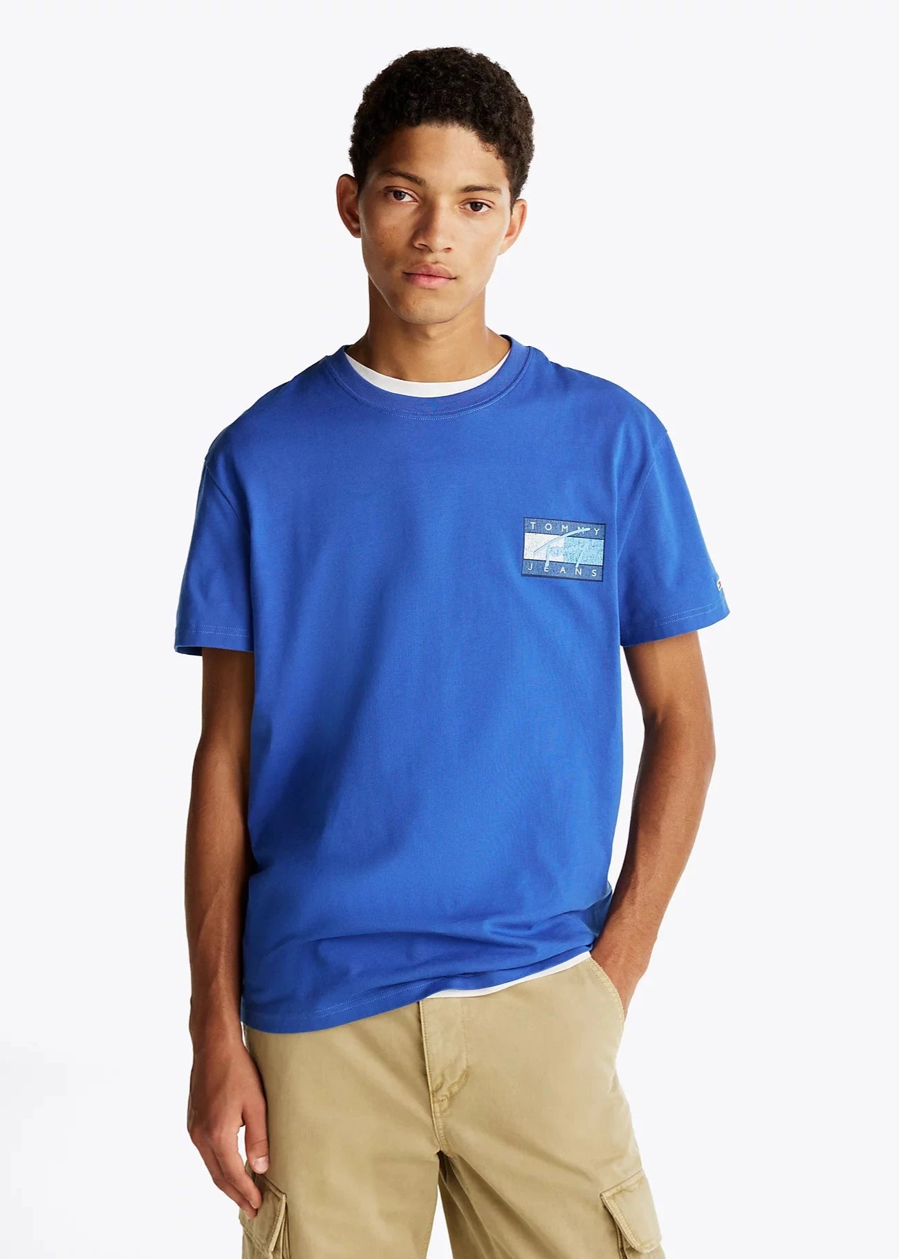 T-Shirt Tommy Jeans bleu pour homme | Georgespaul 