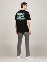 Charger l&#39;image dans la galerie, T-Shirt Tommy Jeans noir en coton bio | Georgespaul

