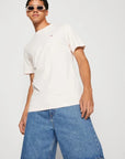 T-Shirt Tommy Jeans rose clair en coton bio pour homme I Georgespaul