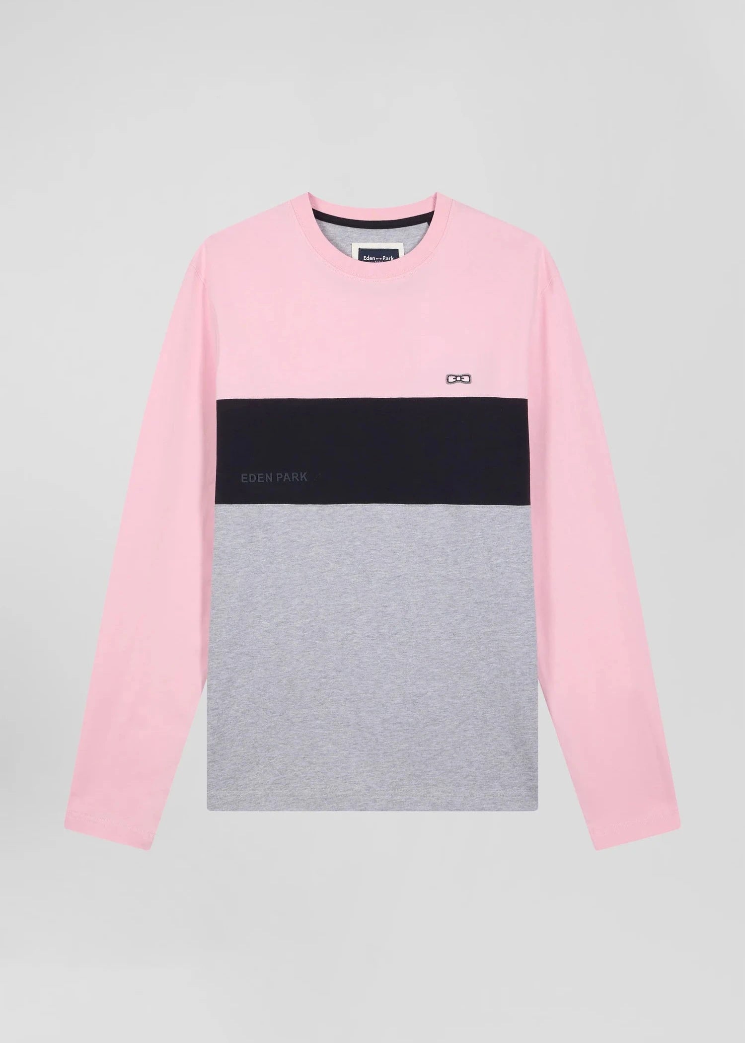 T-Shirt manches longues Eden Park rose pour homme | Georgespaul