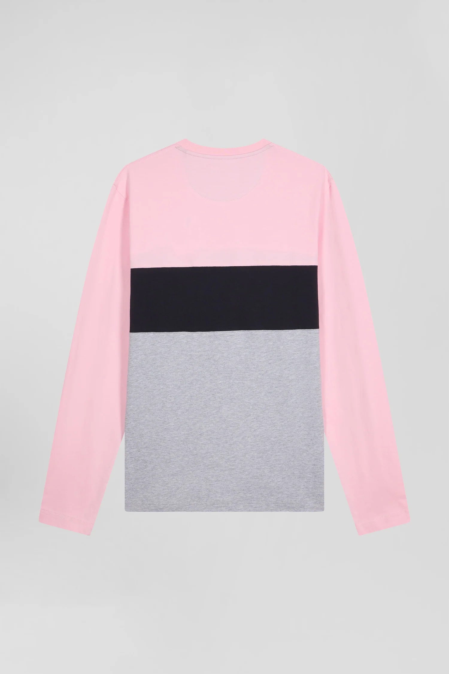 T-Shirt manches longues Eden Park rose pour homme | Georgespaul