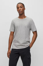 Afbeelding in Gallery-weergave laden, T-Shirt col rond pour homme BOSS gris | Georgespaul
